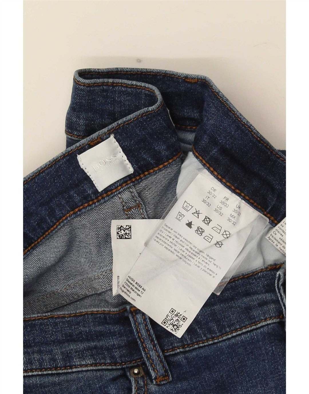 Hugo Boss Jeans Slim Feminino W30 L32 Azul Algodão
