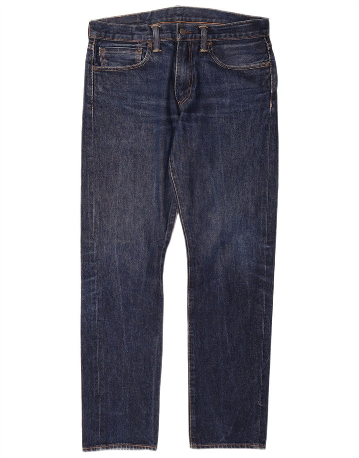 Levi's Masculino 511 Slim Jeans W34 L32 Azul Marinho Algodão