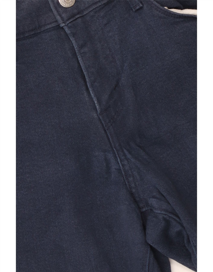 Calça jeans feminina Levi's 505 Straight W27 L30 azul marinho algodão