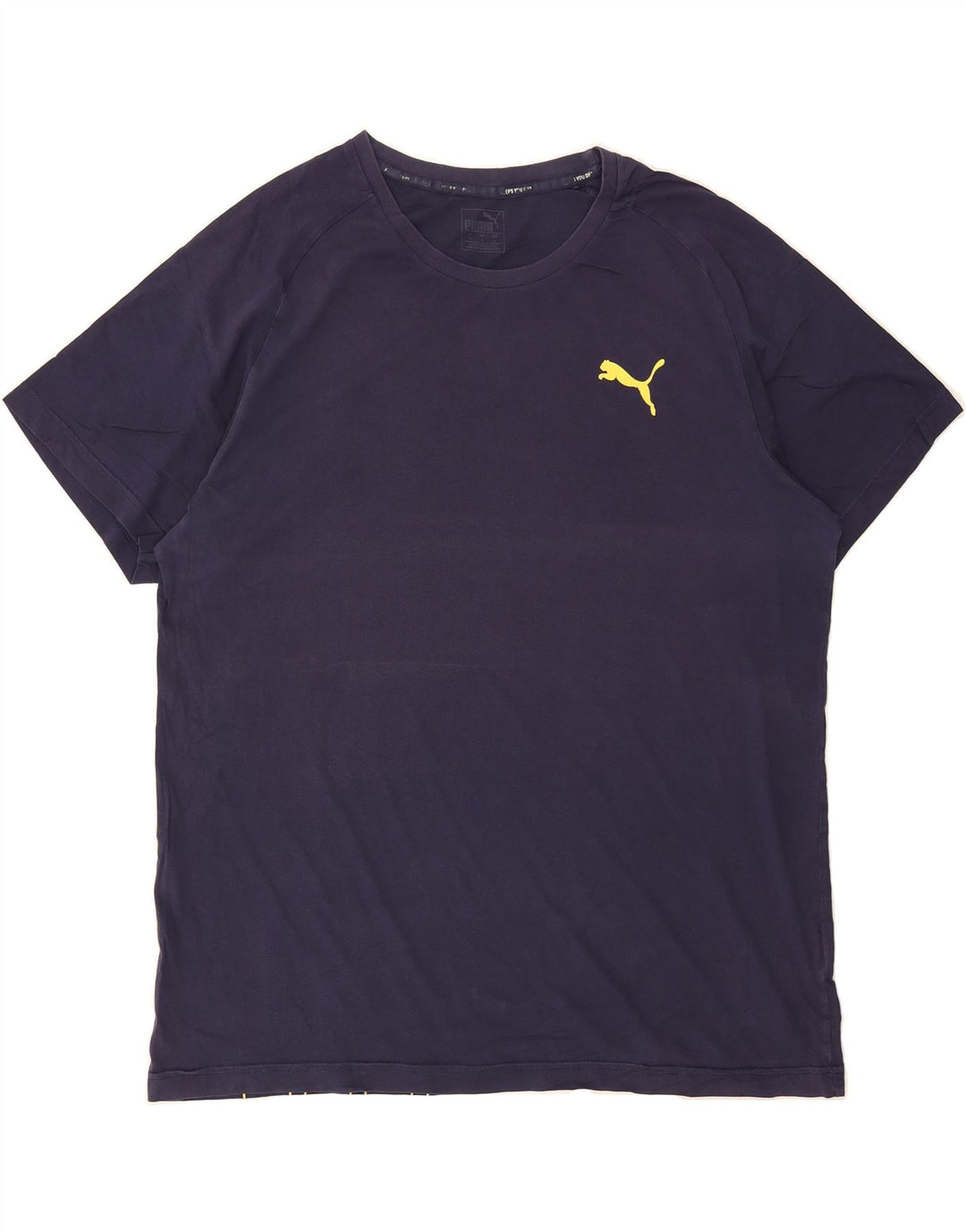PUMA Mens Graphic T-Shirt Top XL Purple Cotton Vintage Puma and Second-Hand Puma from Messina Hembry 