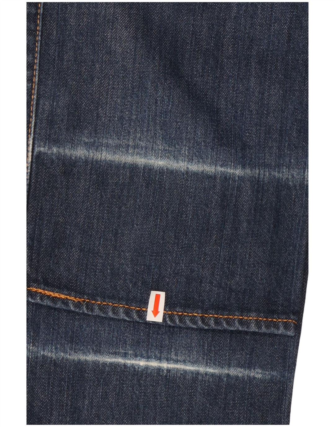 LEVI'S Masculino 501 Straight Jeans W30 L32 Azul Marinho Algodão