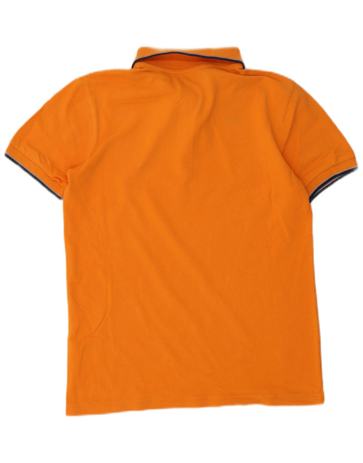Camisa polo masculina Kappa laranja médio