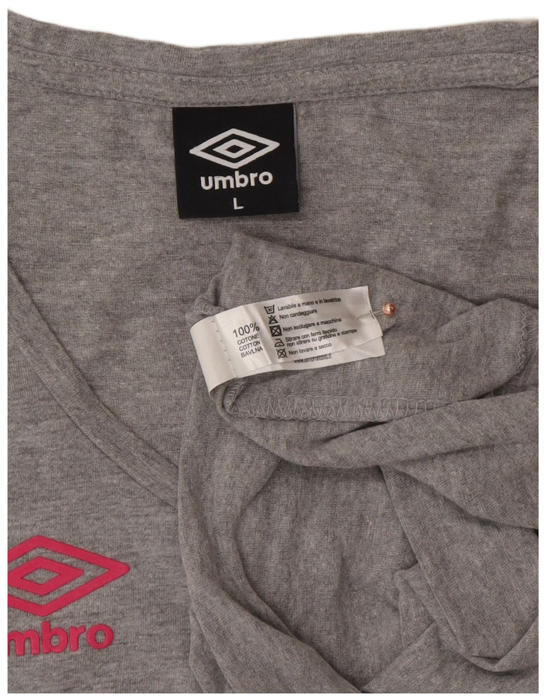 Colete feminino UMBRO UK 14 grande algodão cinza