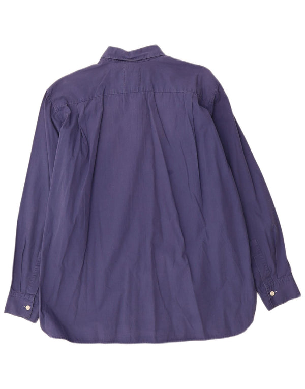 Camisa masculina Levi's azul médio algodão