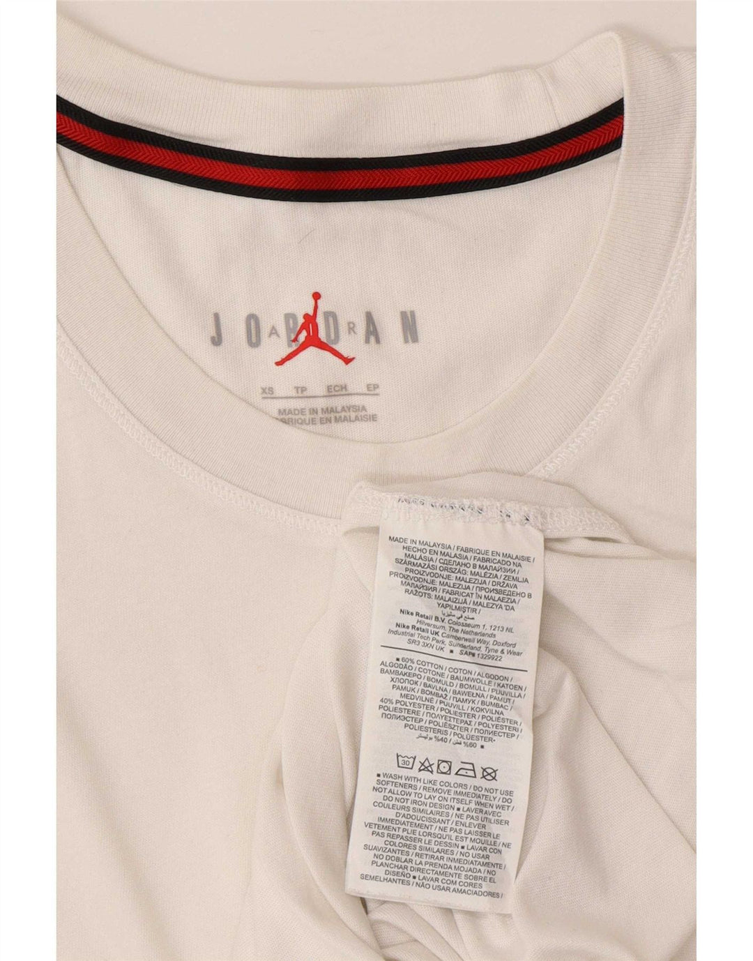 Jordan Colete Masculino Top XS Algodão Branco