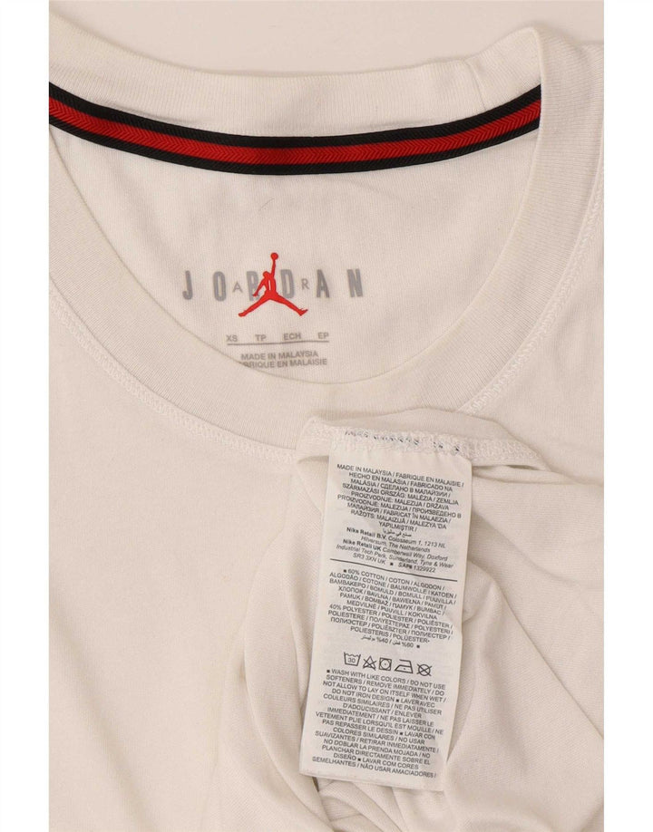 Jordan Colete Masculino Top XS Algodão Branco