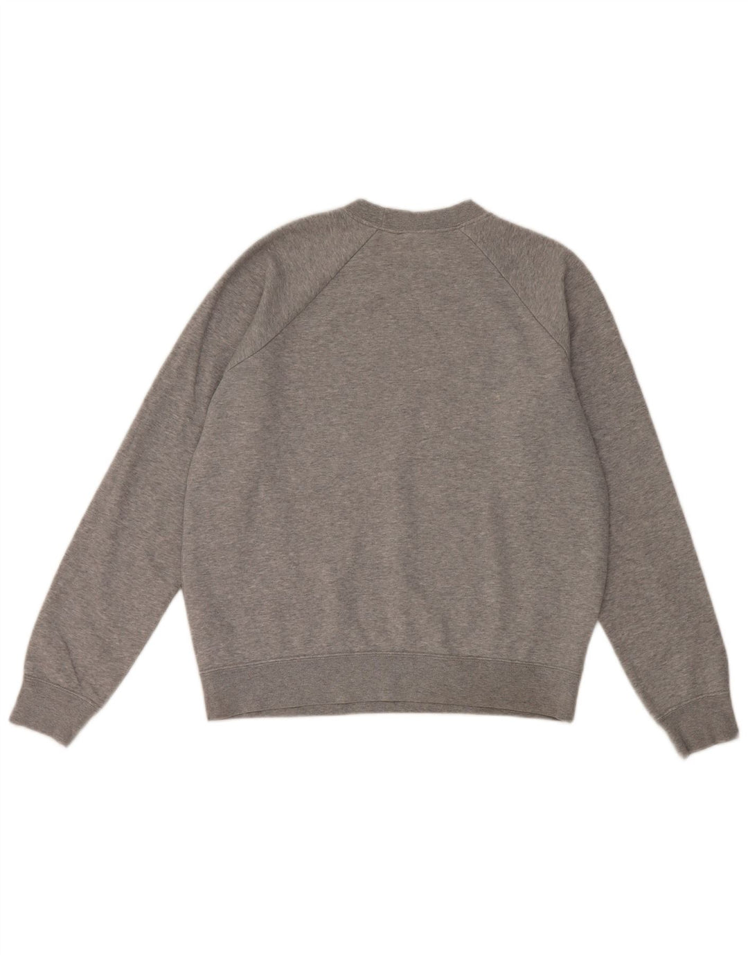 Nike feminino gráfico oversized moletom jumper reino unido 10 pequeno cinza algodão
