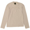 Energie Top Feminino Manga Longa UK 12 Médio Branco Poliamida