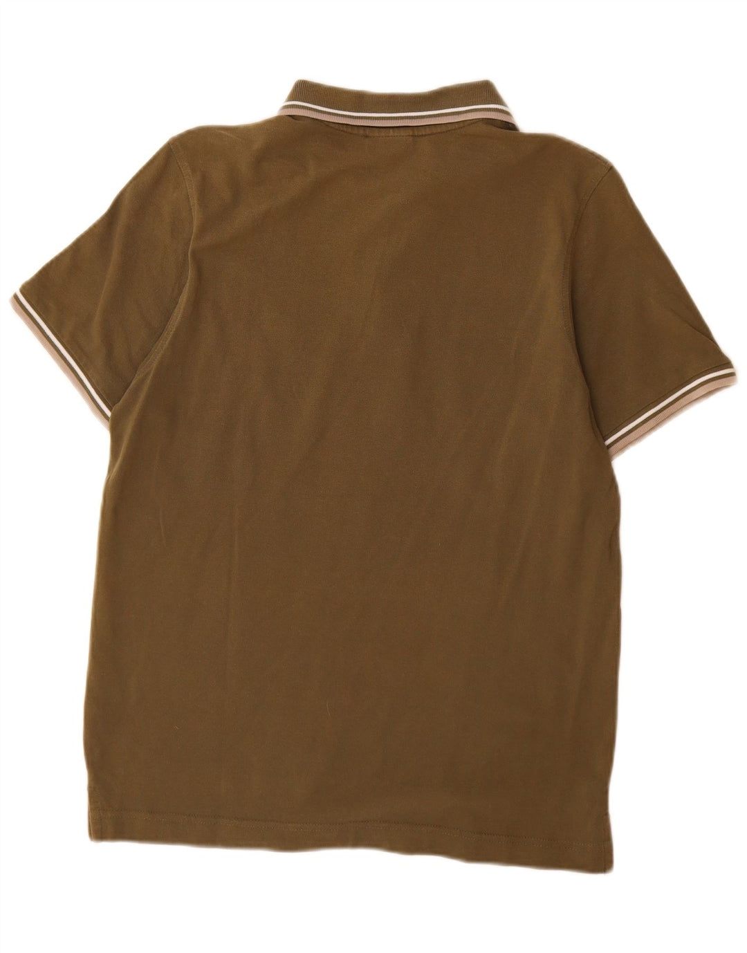 Camisa polo masculina Lotto pequena algodão cáqui