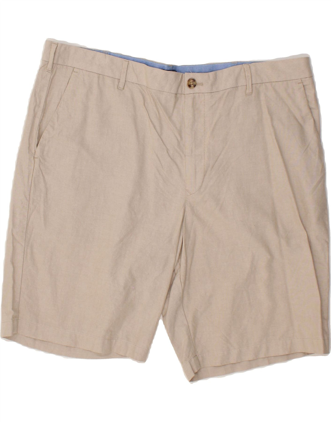 IZOD Mens Chino Shorts W40 XL Beige Cotton Vintage Izod and Second-Hand Izod from Messina Hembry 