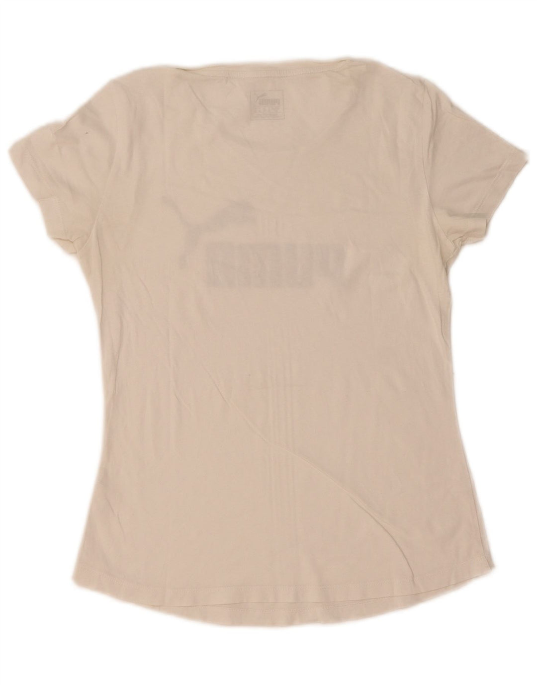 Puma Camiseta Feminina Graphic Top UK 10 Pequena Branca
