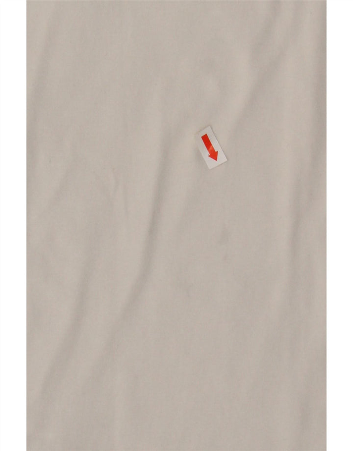 Camiseta feminina Ellesse com estampa gráfica UK 10 algodão branco pequeno