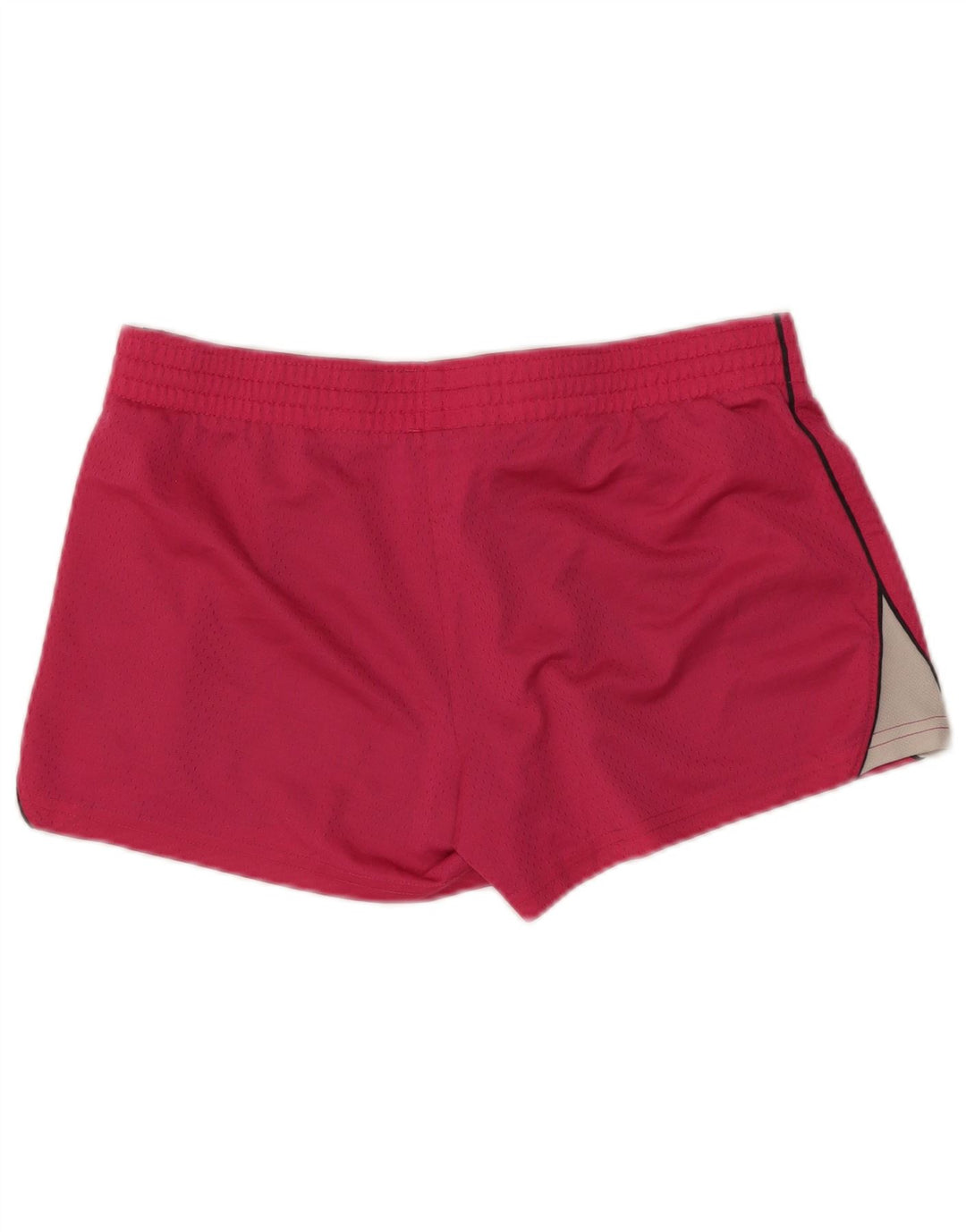 Shorts esportivos femininos REEBOK UK 14 poliéster colorblock rosa médio