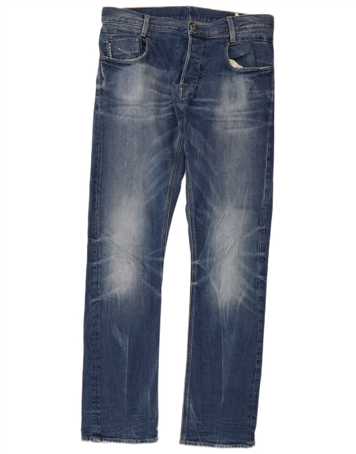 Jeans retos masculinos G-STAR W36 L34 algodão azul