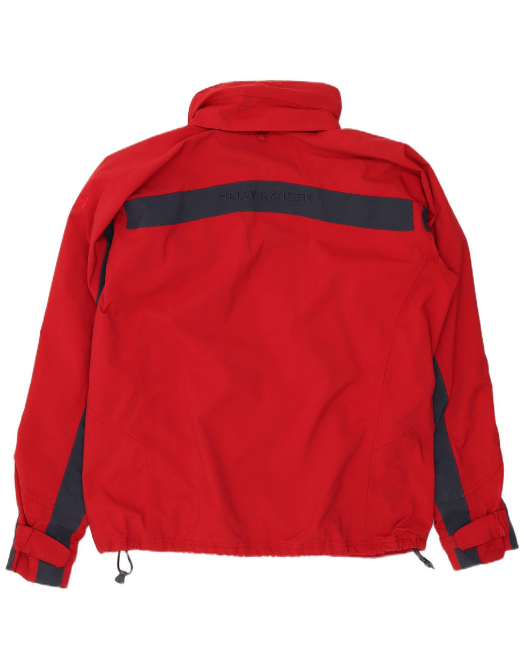 Jaqueta corta-vento masculina HELLY HANSEN UK 38 médio vermelho colorblock nylon