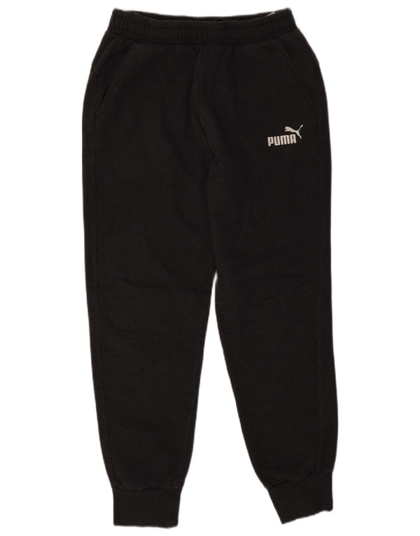 Calça de treino masculina Puma Joggers cinza médio algodão