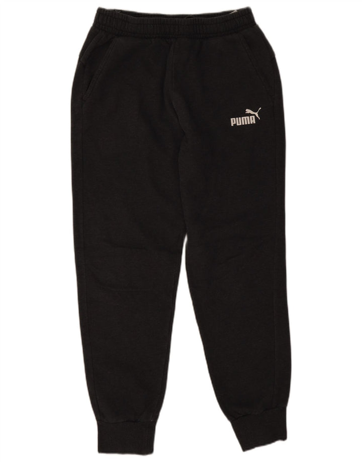 Calça de treino masculina Puma Joggers cinza médio algodão