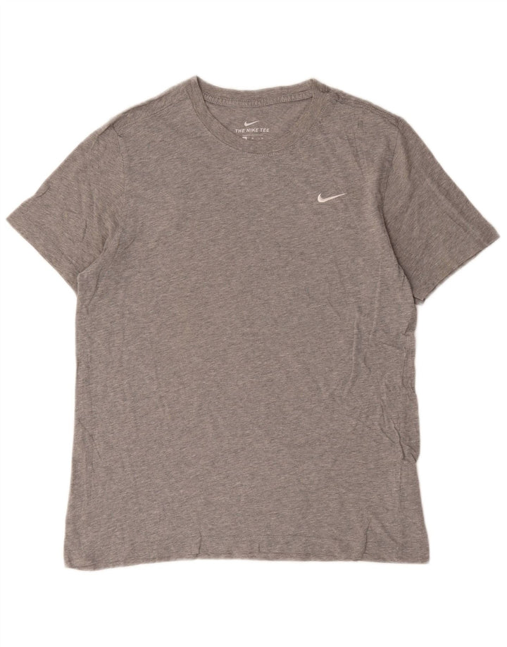 Camiseta masculina Nike Top cinza médio algodão