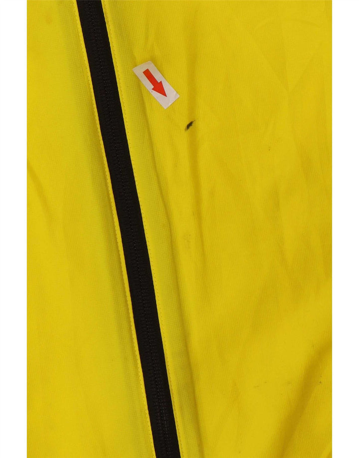 Adidas Mens Clima Proof Rain Jacket UK 40 Grande Poliéster Amarelo