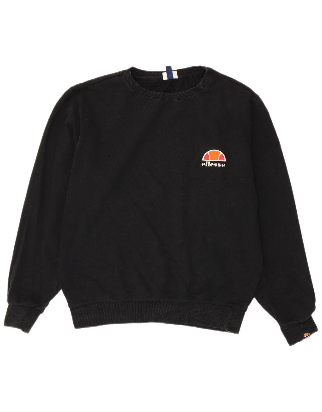 Ellesse moletom feminino oversized uk 14 grande algodão preto