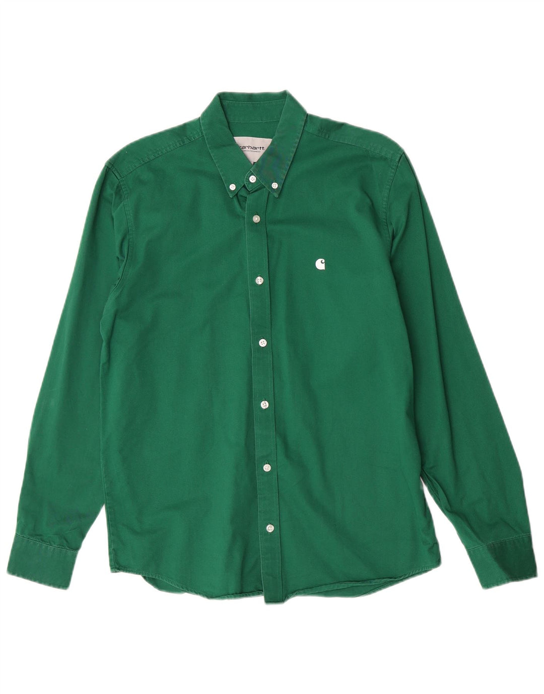 Camisa masculina Carhartt Regular Fit de algodão verde médio