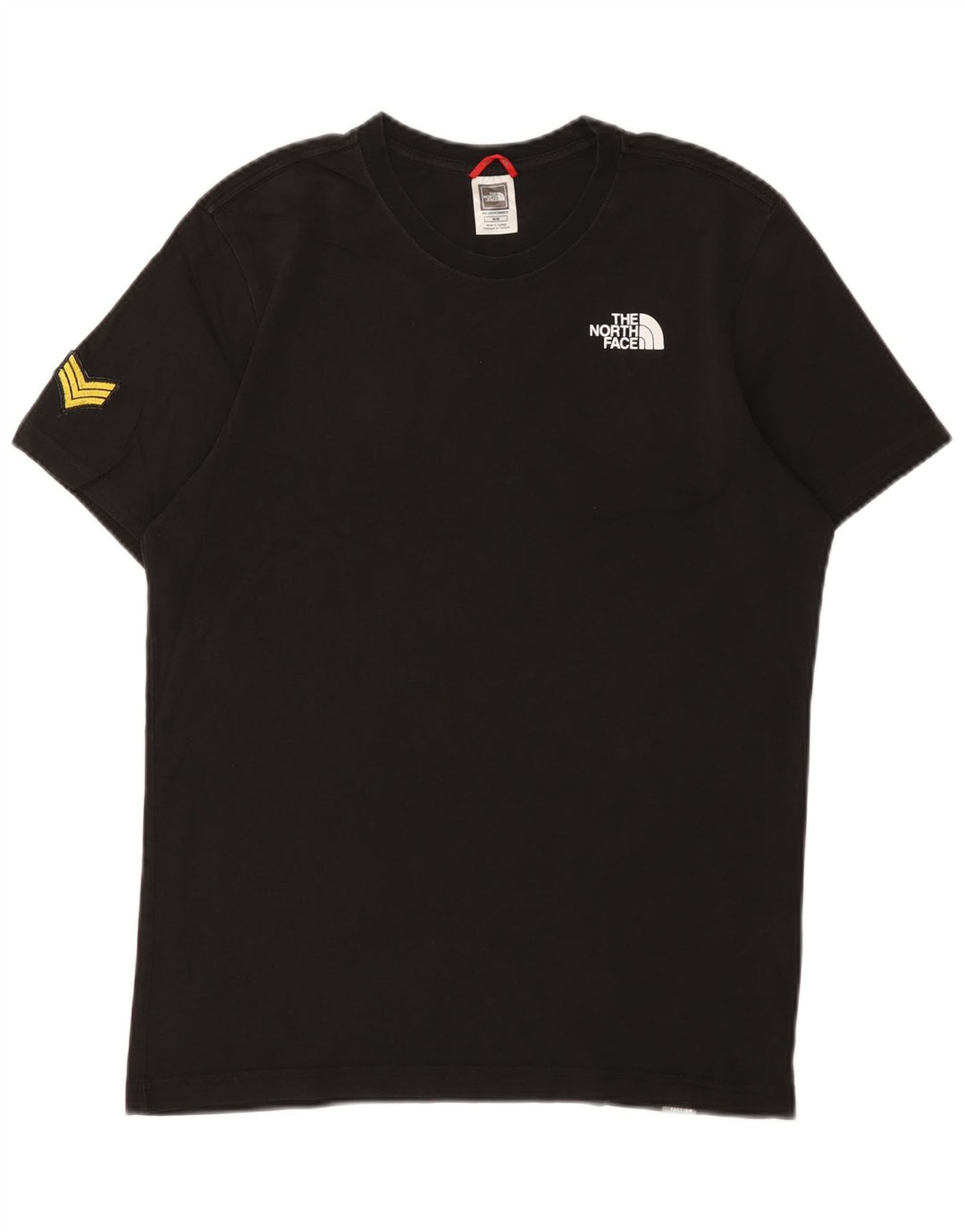 Camiseta gráfica masculina The North Face Top médio algodão preto