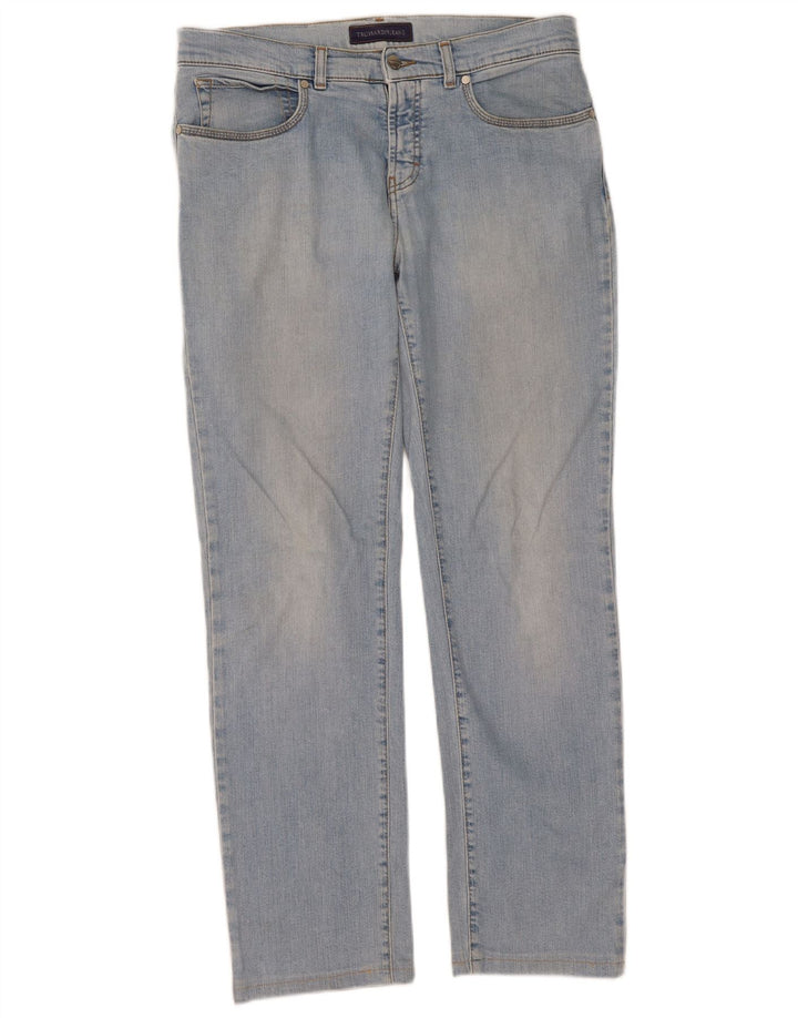 Jeans reto masculino TRUSSARDI W35 L30 algodão azul
