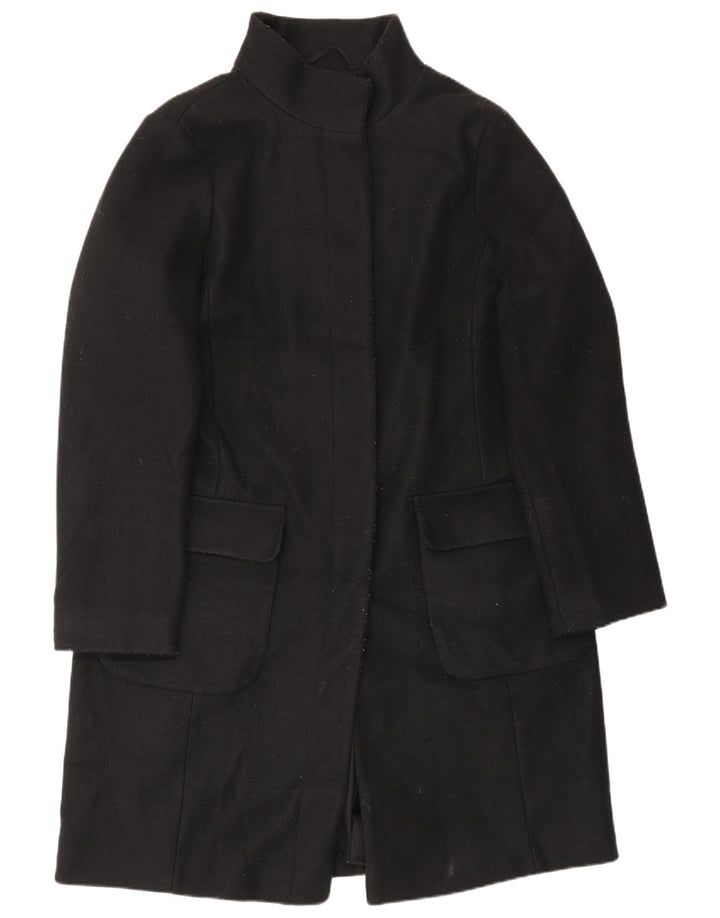 Sobretudo feminino Marks & Spencer UK 16 grande poliéster preto