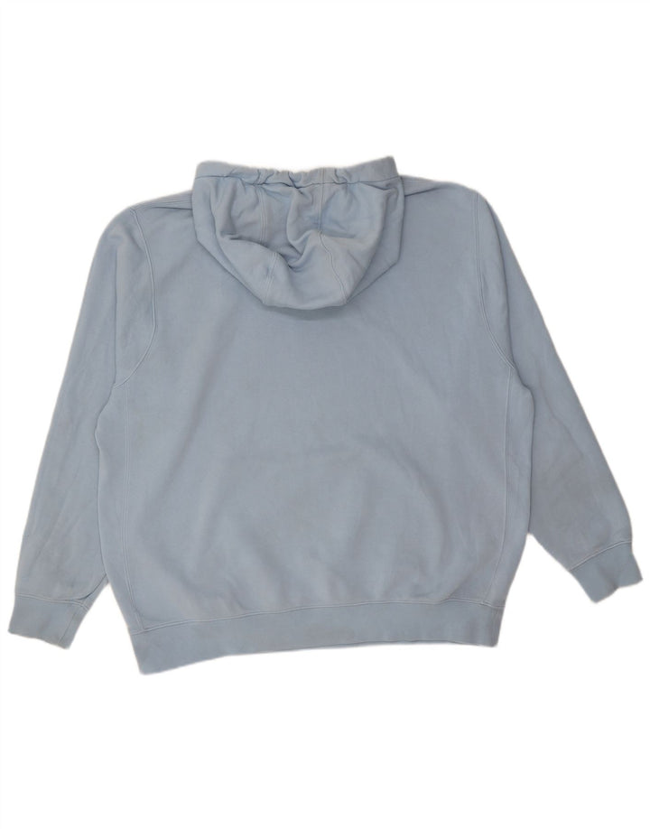 NIKE Mens Hoodie Jumper XL Azul Algodão