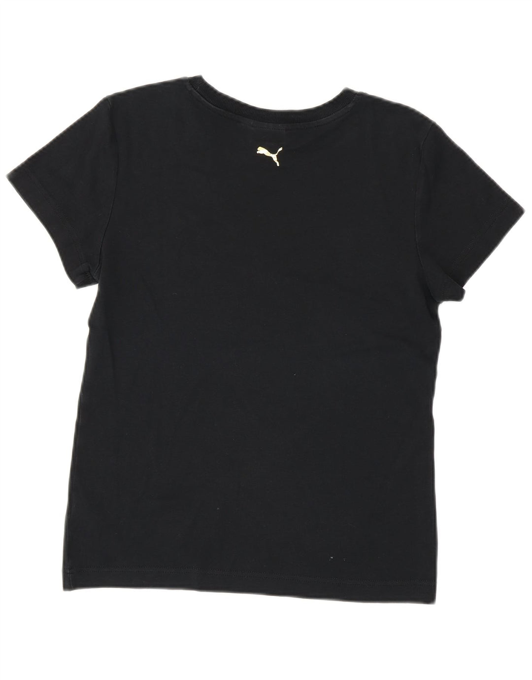 Camiseta feminina Puma UK 14 médio algodão preto
