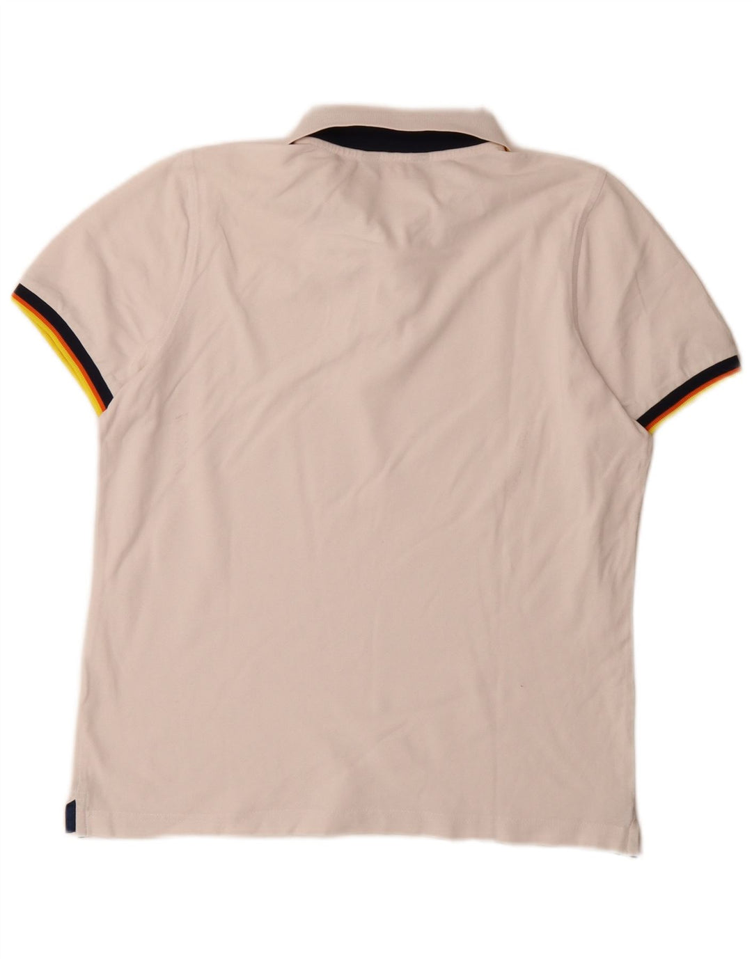 Camisa polo masculina K-Way média branca