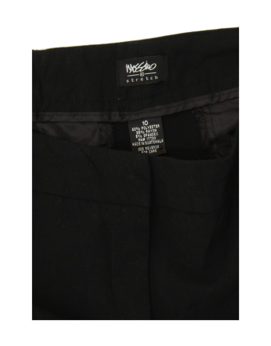 MOSSIMO Womens Straight Casual Trousers US 10 Large W32 L30 Black Vintage Mossimo and Second-Hand Mossimo from Messina Hembry 