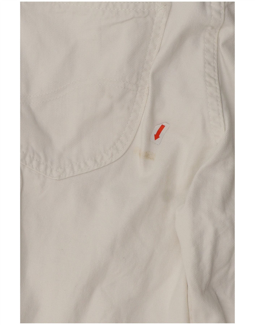 Lee Womens Flared Jeans EUA 12 Grande W31 L29 Algodão Branco