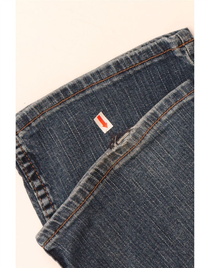 WRANGLER Masculino Texas Stretch Straight Jeans W34 L30 Azul Algodão