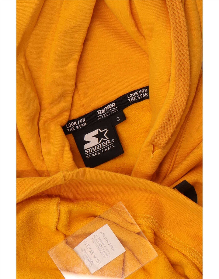 Jumper com capuz gráfico masculino Starter pequeno amarelo