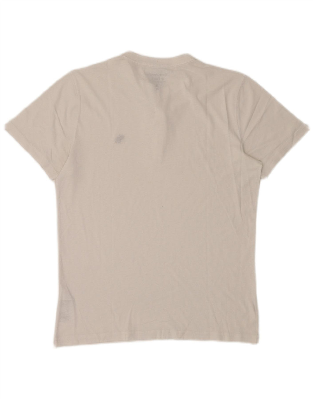 Camiseta masculina ABERCROMBIE & FITCH Top médio algodão branco