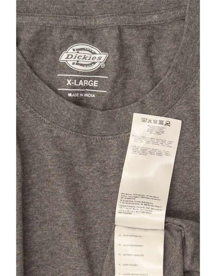 Camiseta masculina Dickies Top XL algodão cinza