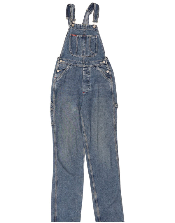 Macacão feminino Rifle Jeans reto W26 L34 algodão azul