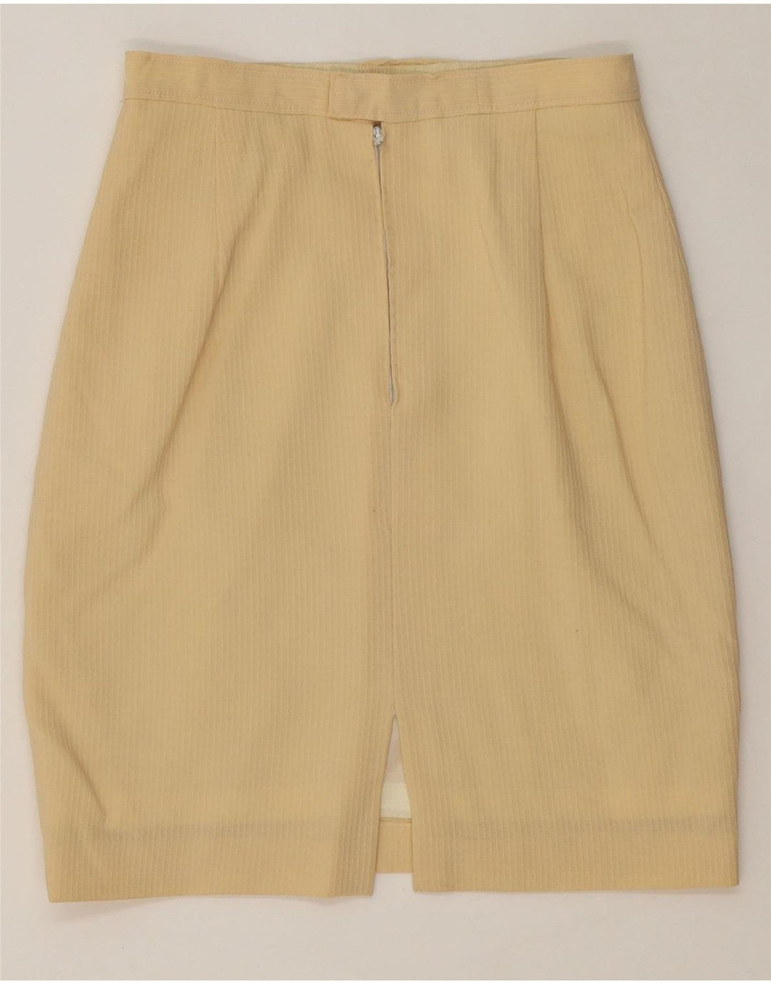 Saia lápis feminina VINTAGE W26 pequena bege