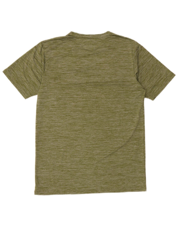 Adidas Mens Camiseta Top Grande Verde Salpicado