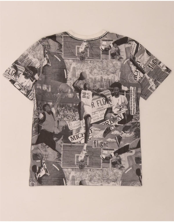 Camiseta Jordan Boys Graphic Top 13-14 Anos XL Cinza Algodão