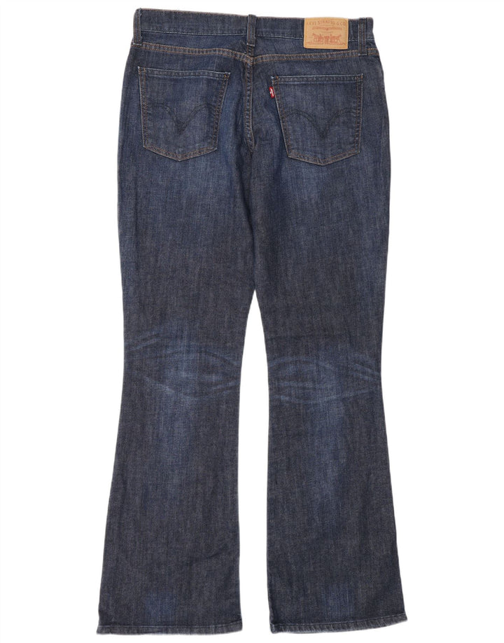 Calça jeans feminina Levi's 10529 Bootcut W33 L32 azul marinho algodão