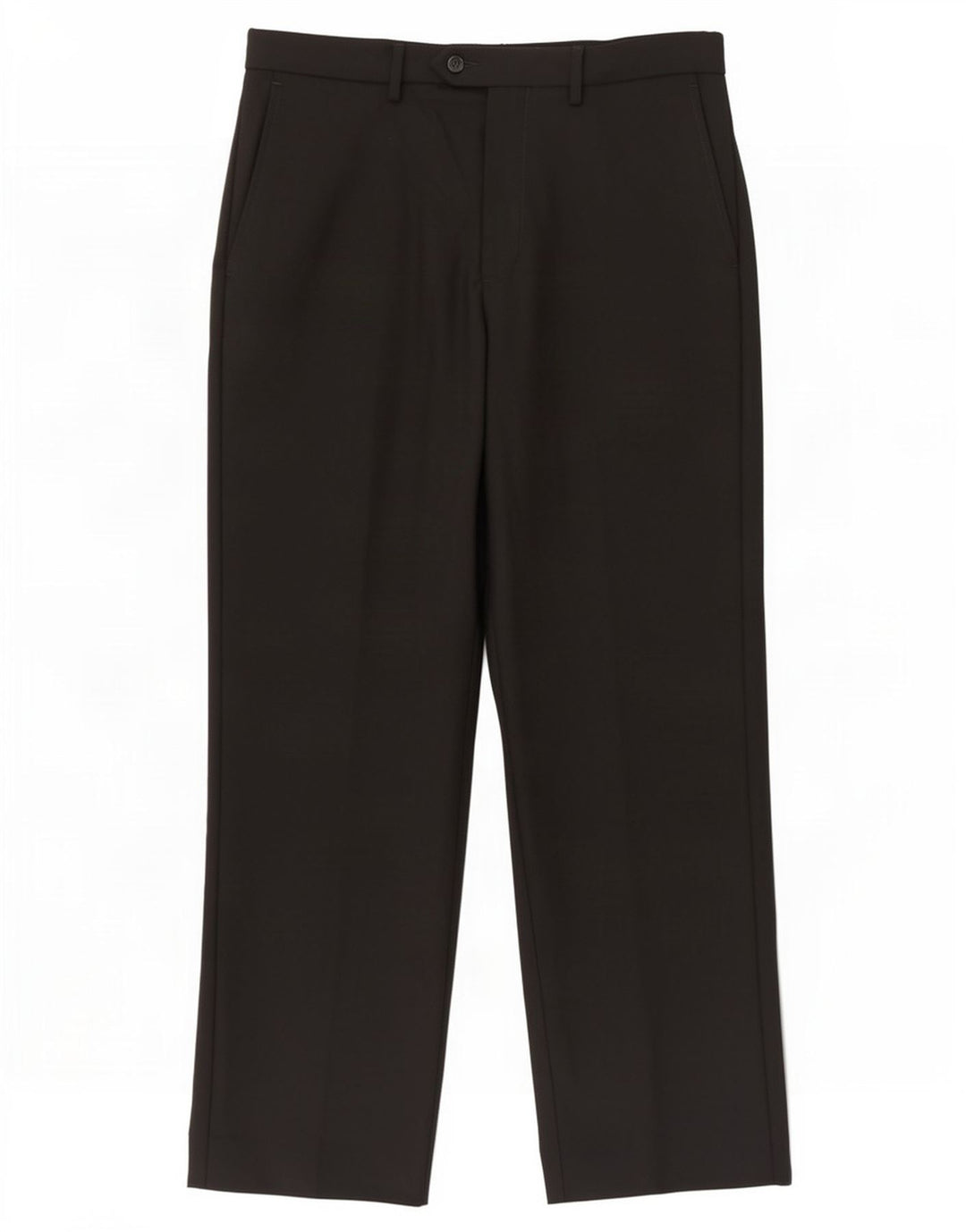 Calça masculina Marks & Spencer sob medida casual W34 L31 poliéster preto