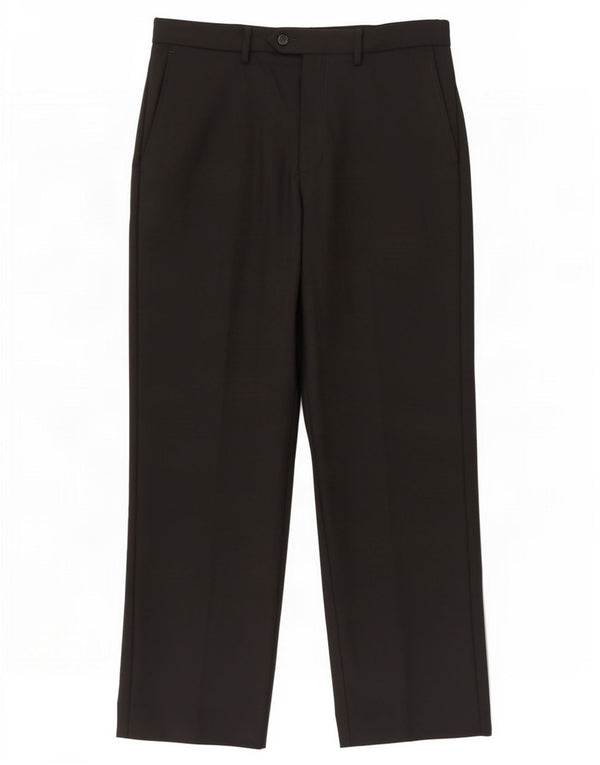 Calça masculina Marks & Spencer sob medida casual W34 L31 poliéster preto