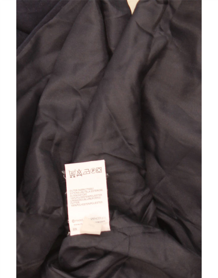 Jaqueta utilitária feminina Marks & Spencer UK 20 2XL poliéster azul marinho