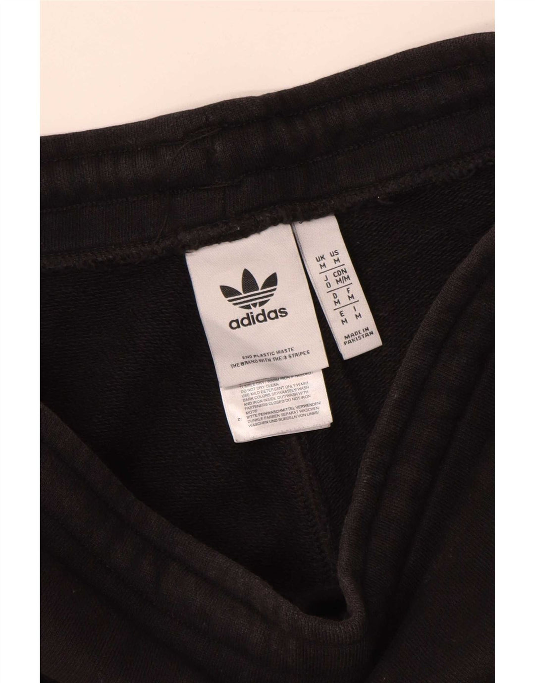 Adidas Mens Sport Shorts Médio Algodão Preto