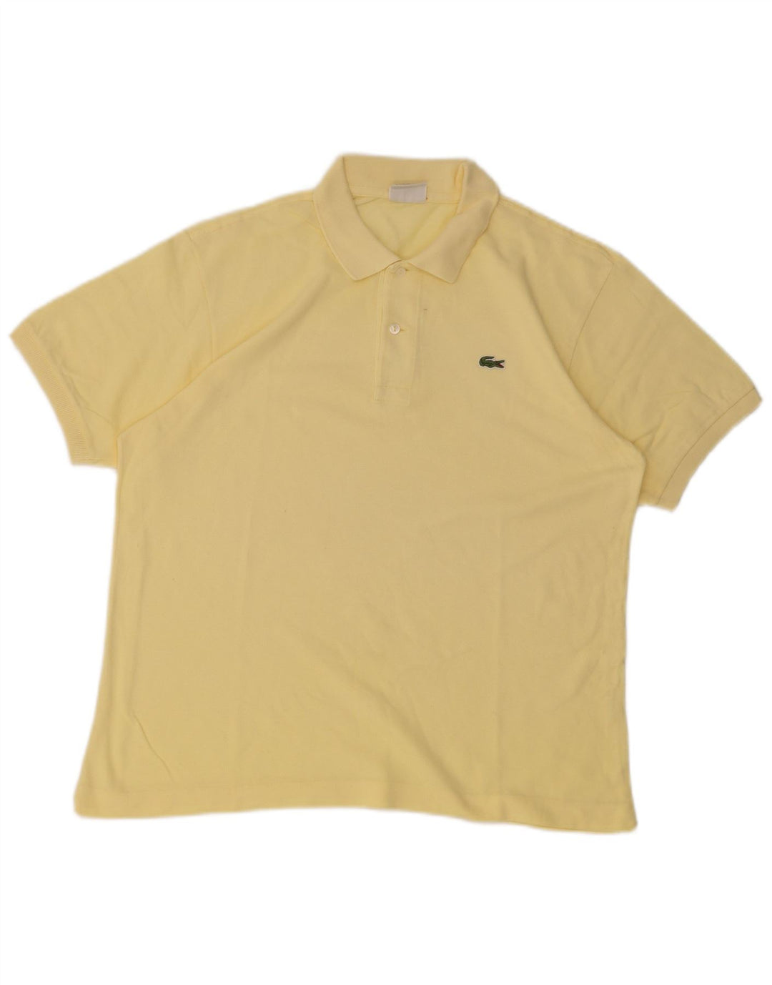 Camisa polo masculina Lacoste tamanho 5 grande amarelo