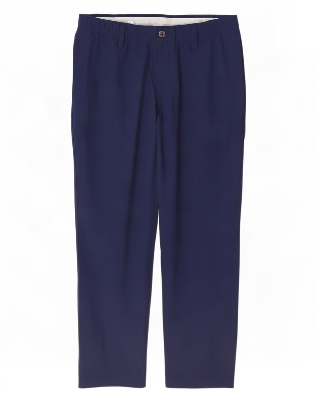 Under Armour Mens Slim Chino Calças W36 L30 Azul Marinho Poliéster