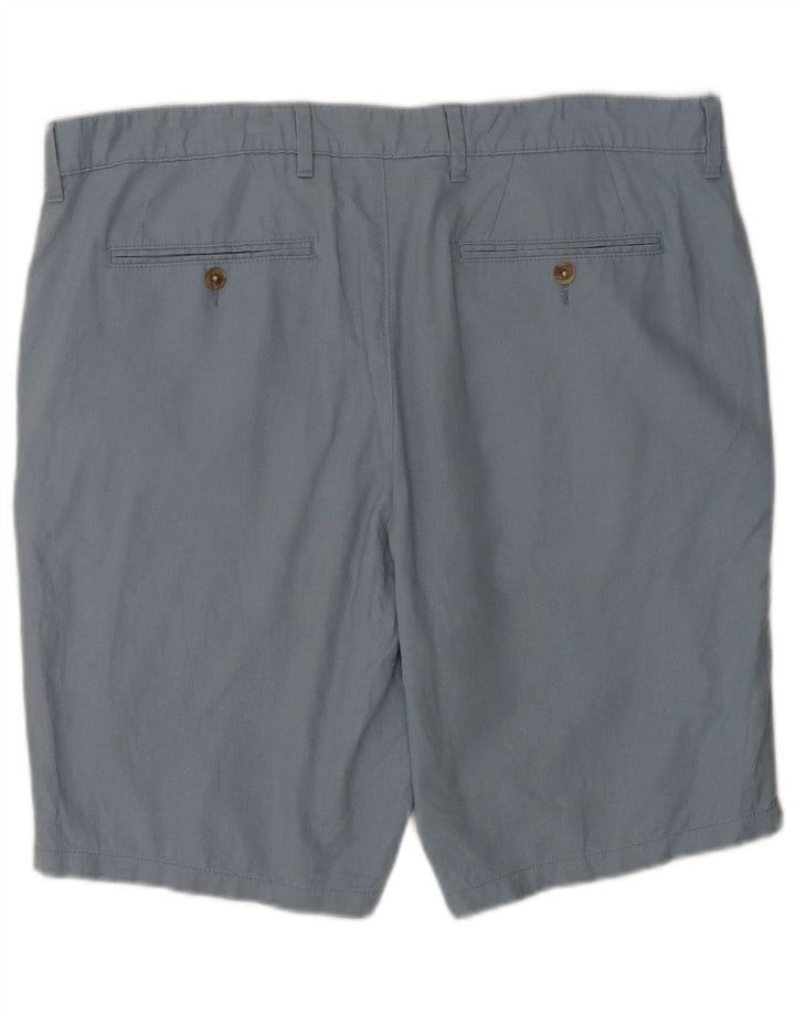Shorts Chino Masculino Marks & Spencer W40 XL Linho Azul