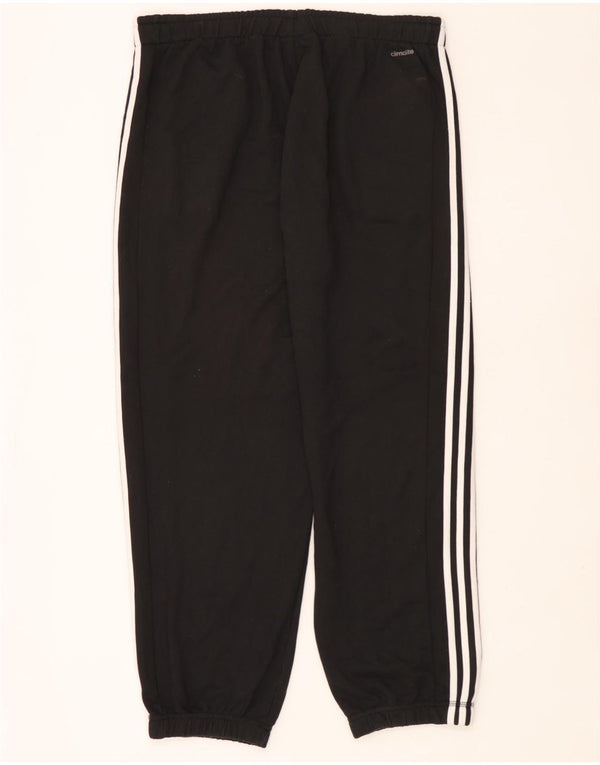 Adidas Mens Climalite Calças de treino Joggers XL Preto Poliéster